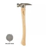 19 oz. Wood Milled Face Hickory Framing Hammer