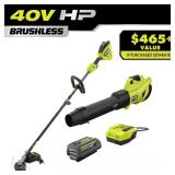 RYOBI 40V Brushless Blower & Trimmer