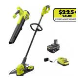 RYOBI ONE+ 18V Trimmer/Edger & Jet Blower