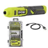 4V Cordless 1/4 in. Screwdriver Set (40-Piece)