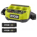 RYOBI USB Lithium Starter Kit with 2 Bats