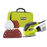 RYOBI 1.2A Corded Corner Sander with Dust Bag
