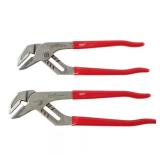 Milwaukee 10" & 12" Smooth Jaw Pliers Set