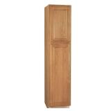 Hampton 18x24x84 Pantry Cabinet, Natural Untreate