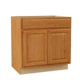 Hampton 33" Base Cabinet, Medium Oak