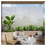 72 in. Galvanized Outdoor Screens Fence