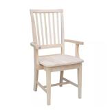 Unfinished Wood Mission Side Chair
