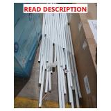Metal poles for a closet