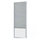 White Cordless Aluminum Blinds 20x64
