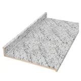 10 ft Laminate Countertop   White Granite