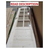 Glass panel barn doors aprox 23.5"x78 3/4"