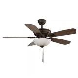 Wellston II 44in LED Bronze Fan w/ Light