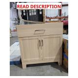 Bathroom vanity no top aprox 32"x30"x19"