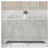 Sadie 67" Double Sink Vanity w/ Marble Top