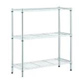 HDX 3-Tier Chrome Steel Wire Shelving Unit