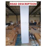 White Pantry Cabinet 91.5" x 18" x 25"