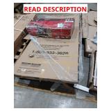 SKID LOT: Screen door and HUSKY Floor Jack