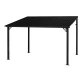Wall-Mounted Pergola with Sloped Roof (Missing Pa