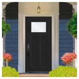 Regency 36 in. x 80 in. 1/4 TopL Clear Glass RHIS