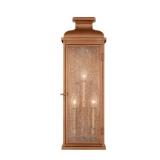 Pediment Copper Wall Lantern Sconce