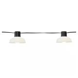 Black Outdoor LED Lantern String Light, 12 ft