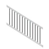 (3) Bella Premier Vinyl Stair Rail Kit