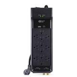 15 ft. 12-Outlet Surge Protector Braided Cord
