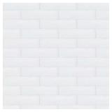 Cambric White 4x16 Textured Subway Tile