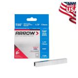 Arrow T50 3/8 W x 1/2 L 18 ga Staples 1250 pk