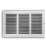 Box Lot: 14x8 Steel Return Air Grille, White