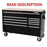 (Scratched & Dent) Husky 52W 10-Drawer Black Mobi