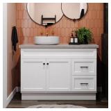 Canfield 48 in Bath Vanity, White
