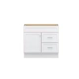 Canfield 36x21x33.5 Bath Vanity, White