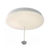 White Closet Light with Pull Chain 900lm 4000K