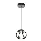 Vivaldi 16W 1-Light Matte Black 3-CCT Pendant