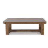 Cabalynn 56.25 in. Light Brown Coffee Table