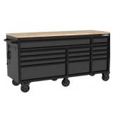 Husky 72" 15 Drawer Matte Black Mobile Workbench