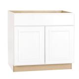 Hampton Bay 36x24x34.5 in Satin White Cabinet