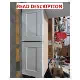 36"x12"x12" white kitchen cabinet
