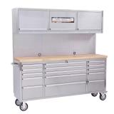 72 in. W-18 in. D 15-Drawer Mobile Workbench HAS