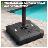 Cloudfly 260 lbs Cantilever Umbrella Base