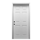 36x80 6-Panel Right-Hand Front Door