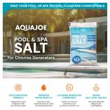 Aqua Joe 40 lb Fast-Dissolving Pool Salt AJ-PS40