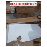 White Shower base