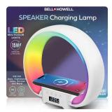 Bluetooth LED Desk Lamp with USB-C, Qi