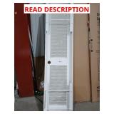 White door shutter 80"x18"