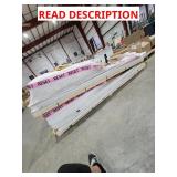 Skid lot of wood planks
