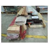 Skid Assorted Floor Tiles, Vinyl Plank & Hardwood