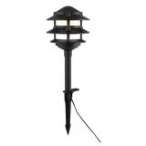 Elmore 18-Lumen Black LED Path Light