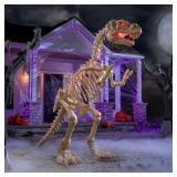 9 FT Grave & Bones Giant-Sized LED T-Rex